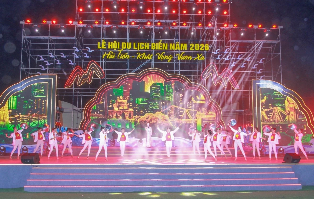 Khai mạc Lễ hội du lịch biển Hải Tiến năm 2026: “Khát vọng vươn xa”