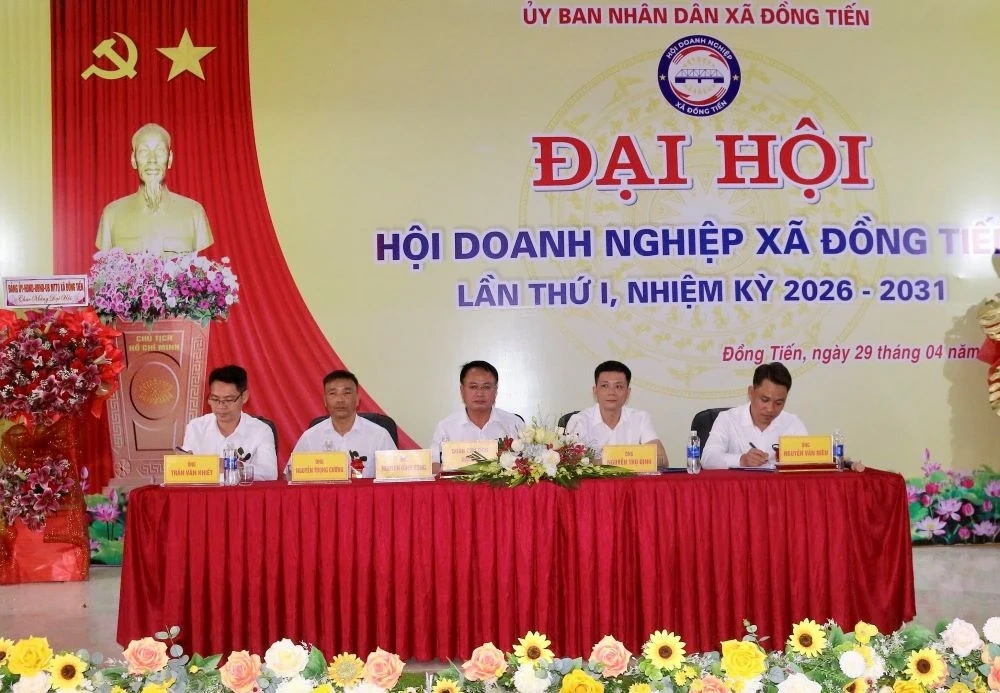 Đại hội Hội Doanh nghiệp xã Đồng Tiến lần thứ I, nhiệm kỳ 2026-2031