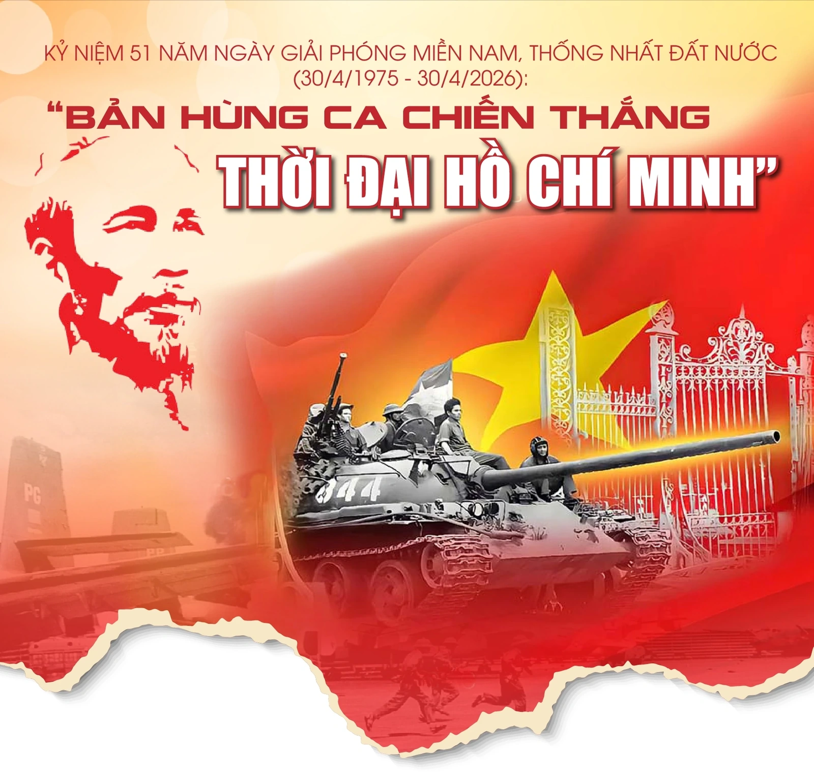Kỷ niệm 51 năm Ngày Giải phóng miền Nam, thống nhất đất nước: Bản hùng ca chiến thắng thời đại Hồ Chí Minh”