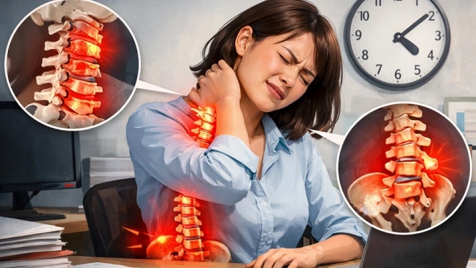 Thói quen cúi đầu kéo dài và những hệ lụy
