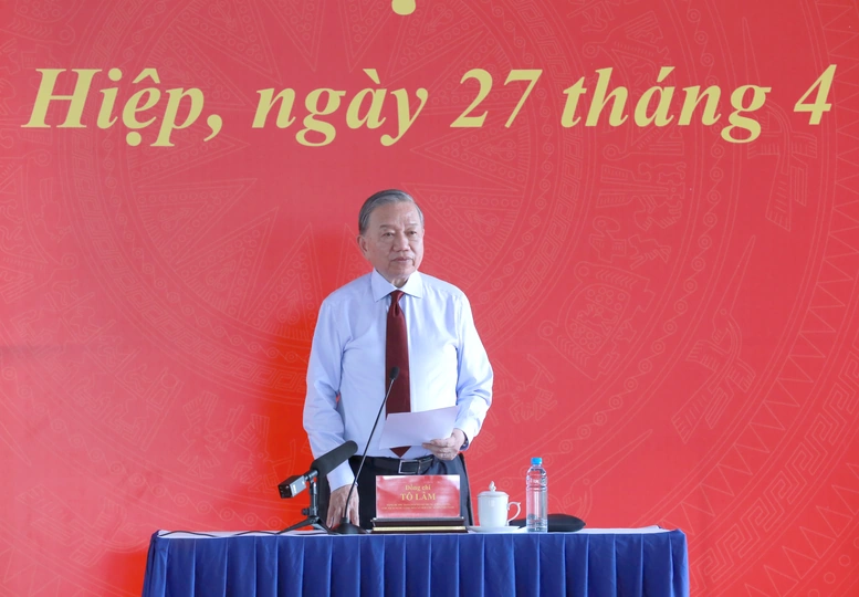 Toàn văn bài nói chuyện của Tổng Bí thư, Chủ tịch nước Tô Lâm với công nhân, người lao động Thành phố Hồ Chí Minh