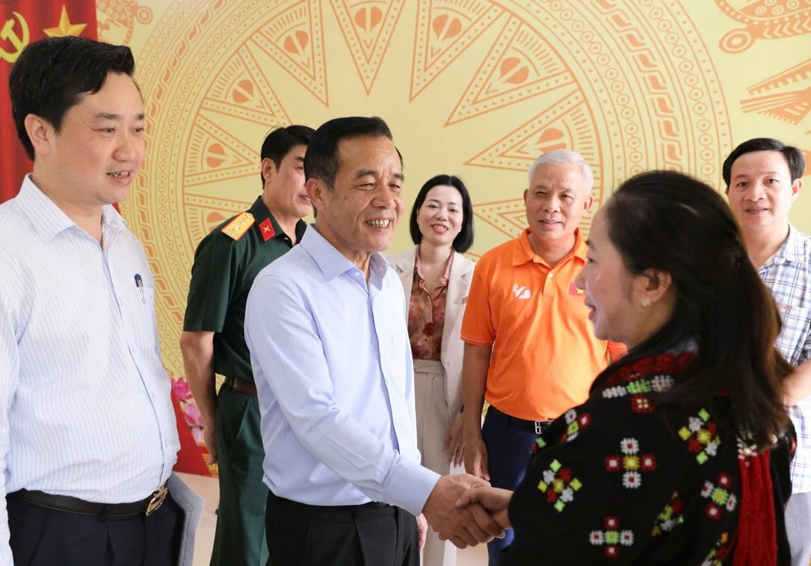 Bí thư Tỉnh ủy Lê Đức Thái thăm, kiểm tra tình hình thực hiện nhiệm vụ tại các xã vùng cao biên giới
