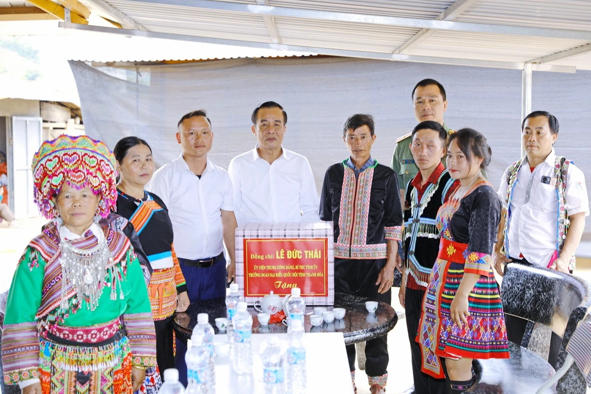 Bí thư Tỉnh ủy Lê Đức Thái kiểm tra tình hình đời sống và việc thực hiện nhiệm vụ của cấp ủy, chính quyền, lực lượng vũ trang vùng cao biên giới