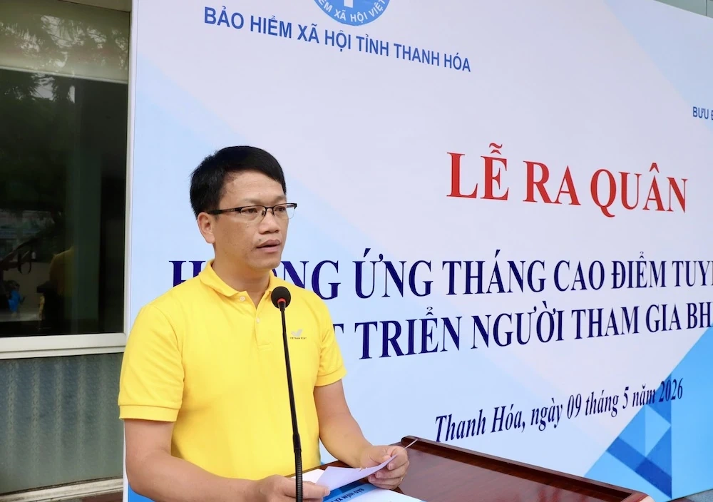 Phát động, ra quân hưởng ứng Tháng cao điểm tuyên truyền, phát triển người tham gia BHXH, BHYT 