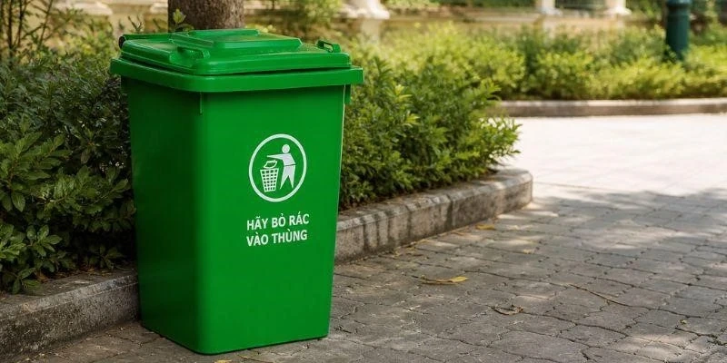 Thùng rác công nghiệp – Giải pháp tối ưu cho hệ thống thu gom rác thải quy mô lớn