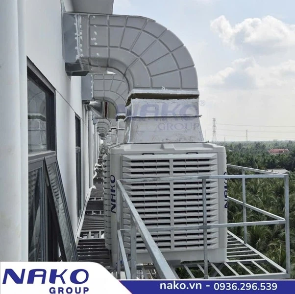 Làm mát nhà xưởng diện tích lớn với chi phí vận hành chỉ bằng 1/10 máy lạnh