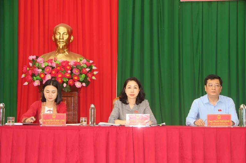 Đại biểu Quốc hội tiếp xúc cử tri xã Thượng Ninh