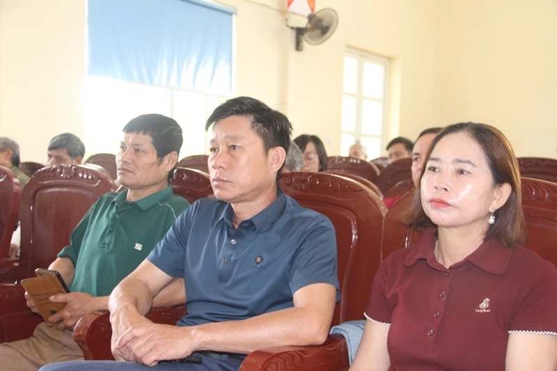 Đại biểu Quốc hội tiếp xúc cử tri xã Thượng Ninh