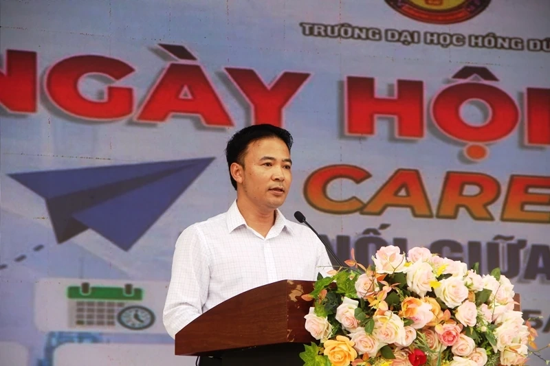 39 doanh nghiệp tham gia Ngày hội việc làm Trường Đại học Hồng Đức