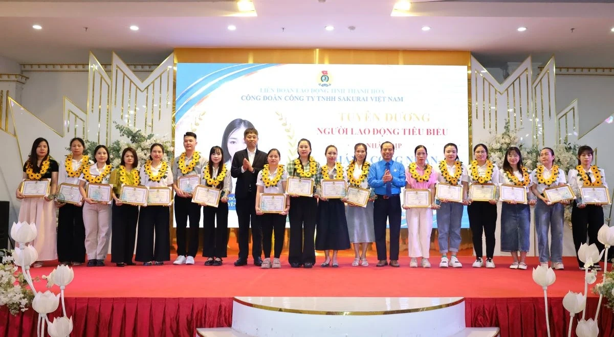 Công đoàn Công ty TNHH Sakurai Việt Nam phát động Tháng Công nhân, hưởng ứng an toàn vệ sinh lao động