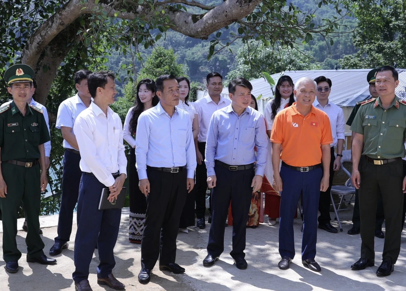 Bí thư Tỉnh ủy Lê Đức Thái thăm, kiểm tra tình hình thực hiện nhiệm vụ tại các xã vùng cao biên giới