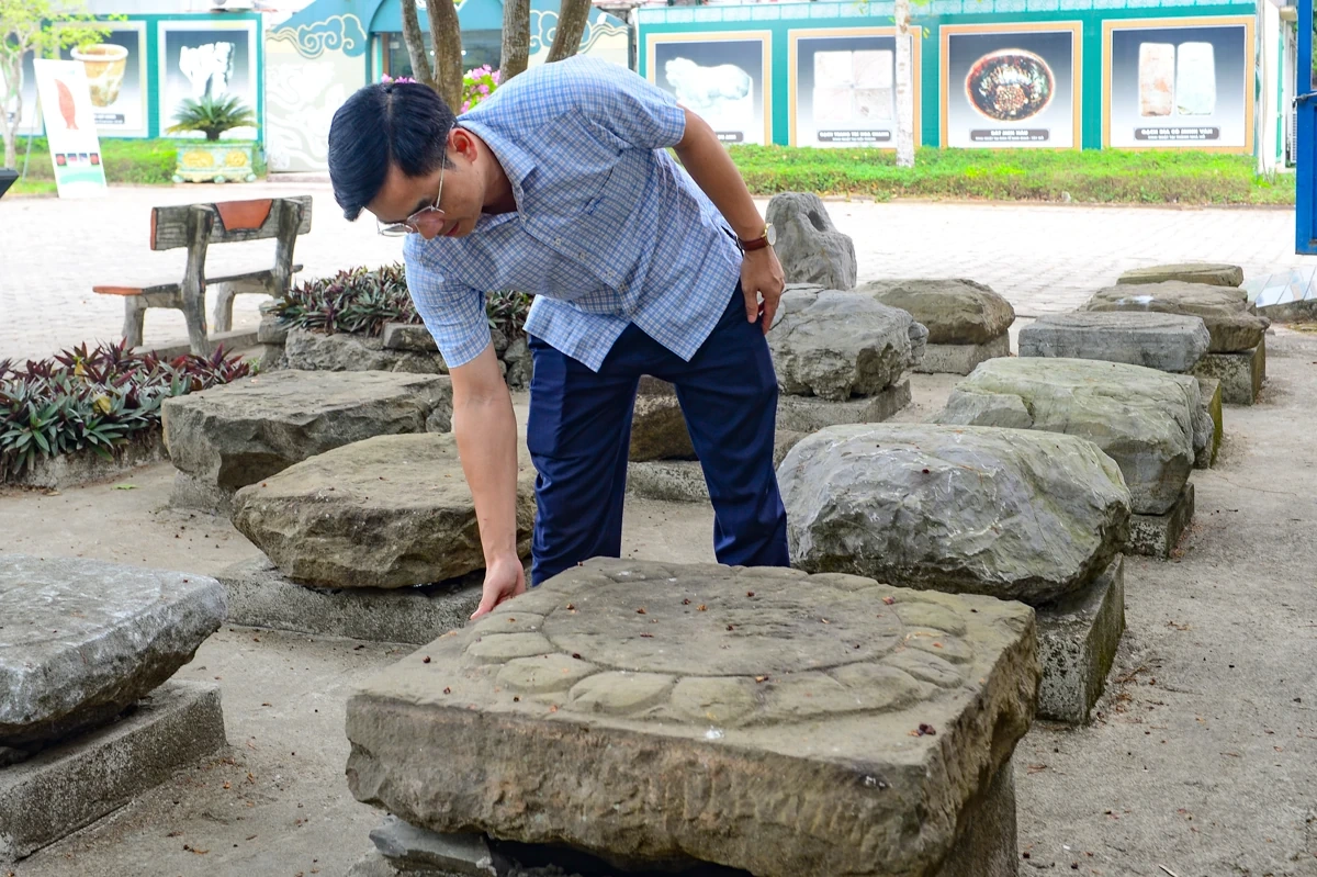 Hé lộ hệ thống chân đá tảng dưới lòng Thành Nhà Hồ