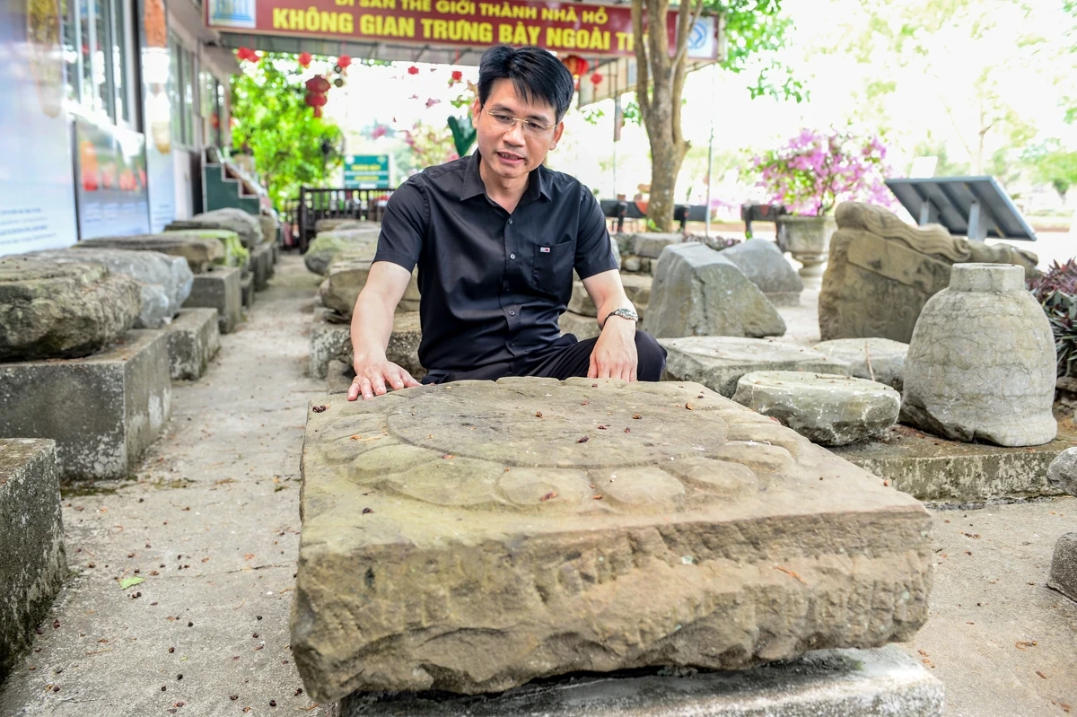 Hé lộ hệ thống chân đá tảng dưới lòng Thành Nhà Hồ