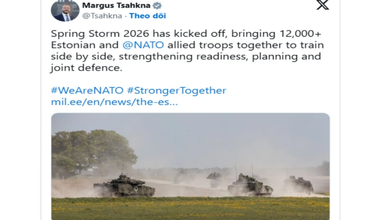 NATO đồng loạt tập trận quân sự quy mô lớn dọc biên giới Nga