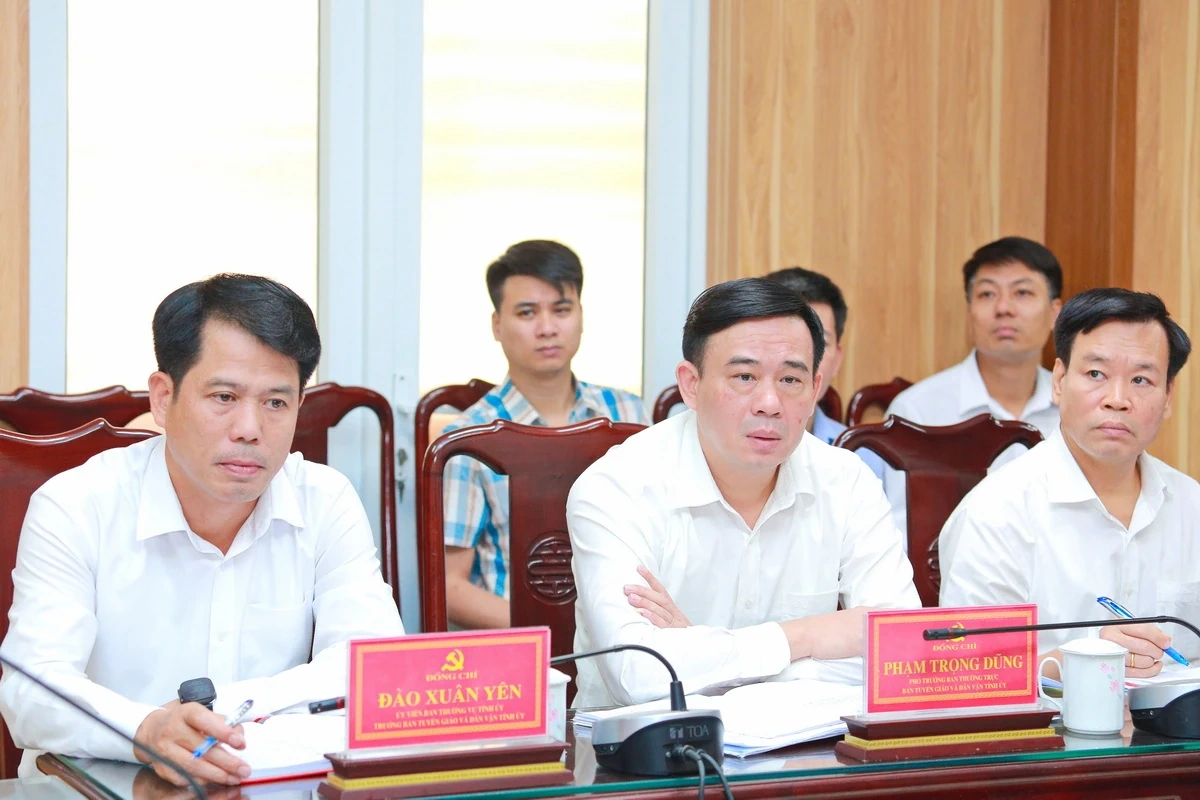 Bí thư Tỉnh ủy Lê Đức Thái: Đổi mới công tác Tuyên giáo, Dân vận - phải lấy hiệu quả thực tiễn và sự đồng thuận của Nhân dân làm thước đo