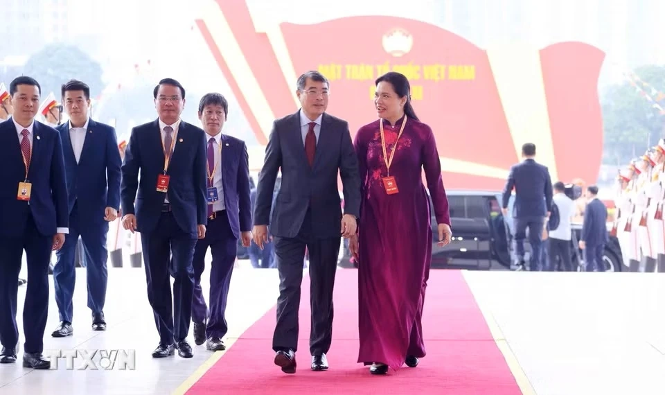 Toàn cảnh lễ khai mạc Đại hội đại biểu toàn quốc Mặt trận Tổ quốc Việt Nam lần thứ XI