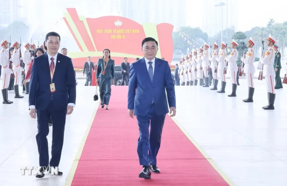 Toàn cảnh lễ khai mạc Đại hội đại biểu toàn quốc Mặt trận Tổ quốc Việt Nam lần thứ XI