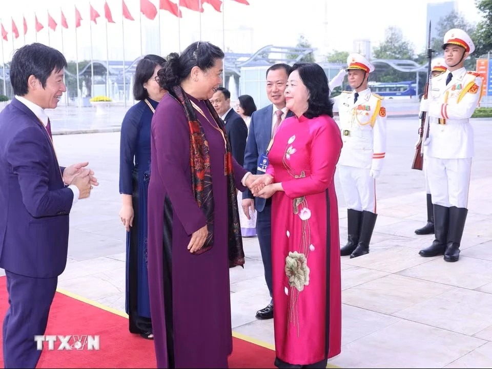 Toàn cảnh lễ khai mạc Đại hội đại biểu toàn quốc Mặt trận Tổ quốc Việt Nam lần thứ XI
