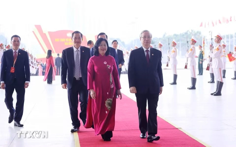Toàn cảnh lễ khai mạc Đại hội đại biểu toàn quốc Mặt trận Tổ quốc Việt Nam lần thứ XI