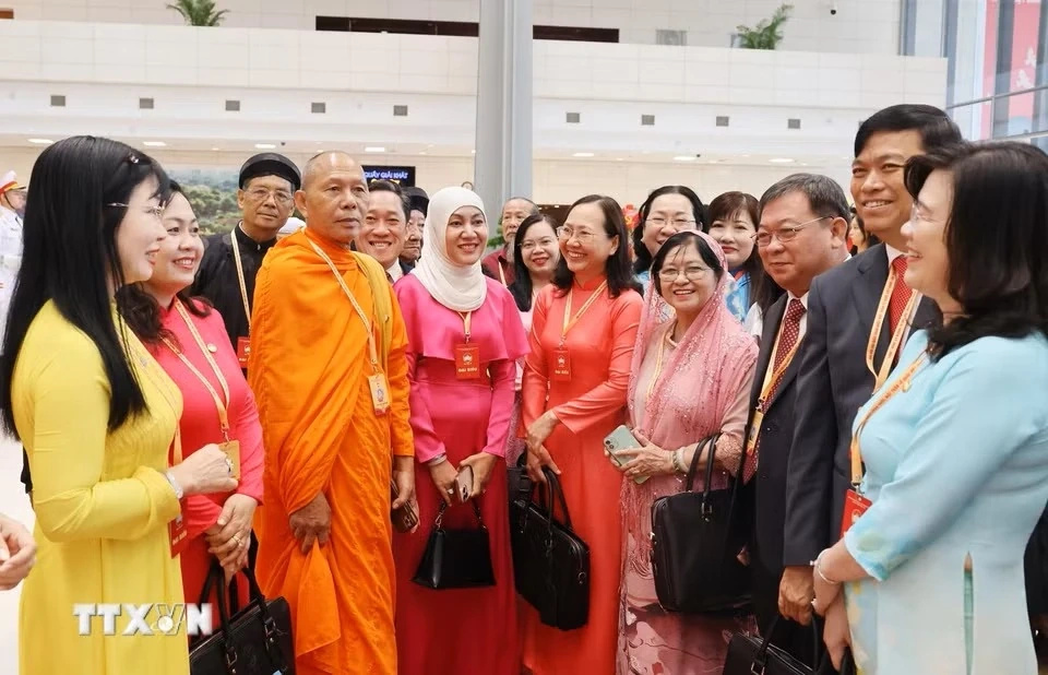Toàn cảnh lễ khai mạc Đại hội đại biểu toàn quốc Mặt trận Tổ quốc Việt Nam lần thứ XI