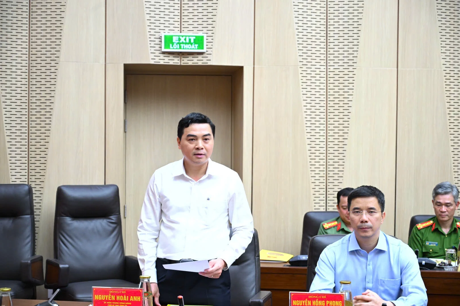 Đảng ủy Công an Trung ương, Bộ Công an làm việc với Ban Thường vụ Tỉnh ủy Thanh Hóa