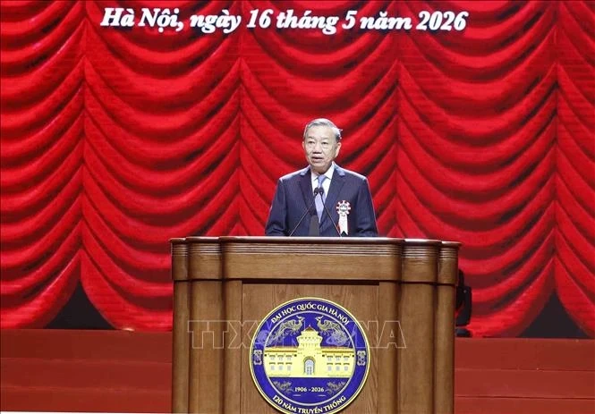Tổng Bí thư, Chủ tịch nước Tô Lâm: Đại học Quốc gia Hà Nội tiếp tục vươn lên trở thành biểu tượng của trí tuệ Việt Nam