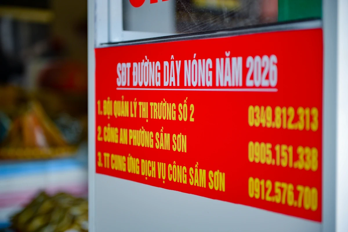 Lắp cân đối chứng tại các chợ hải sản ở Sầm Sơn