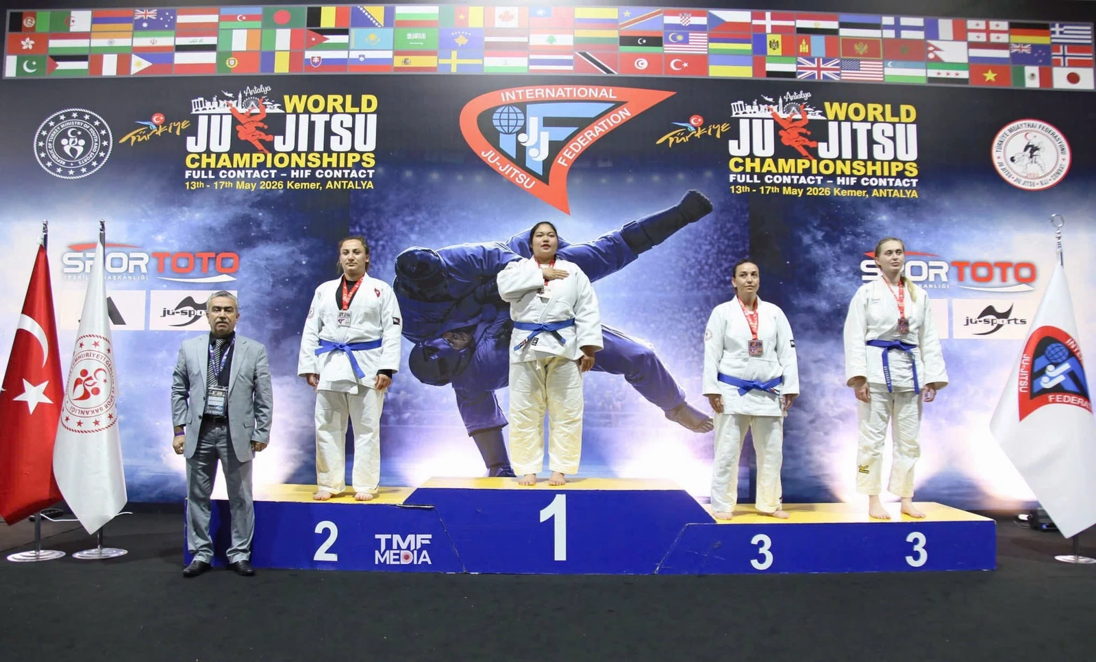 Võ sĩ Thanh Hóa giành 4 HCV tại Giải vô địch thế giới Jujitsu Full Contact 2026