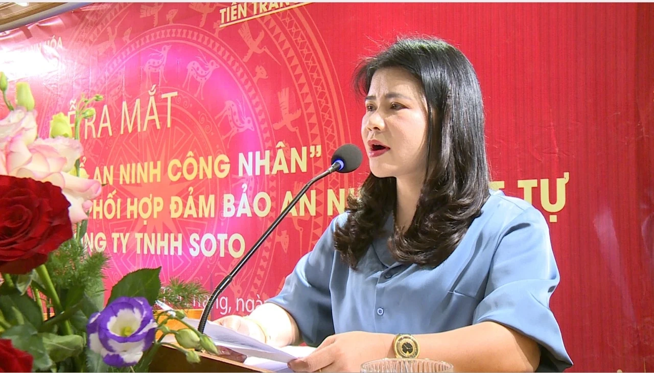 Ký kết chương trình phối hợp đảm bảo an ninh trật tự tại Công ty TNHH Soto