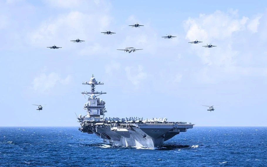 Siêu tàu sân bay USS Gerald R. Ford của Mỹ hoàn tất hải trình kỷ lục