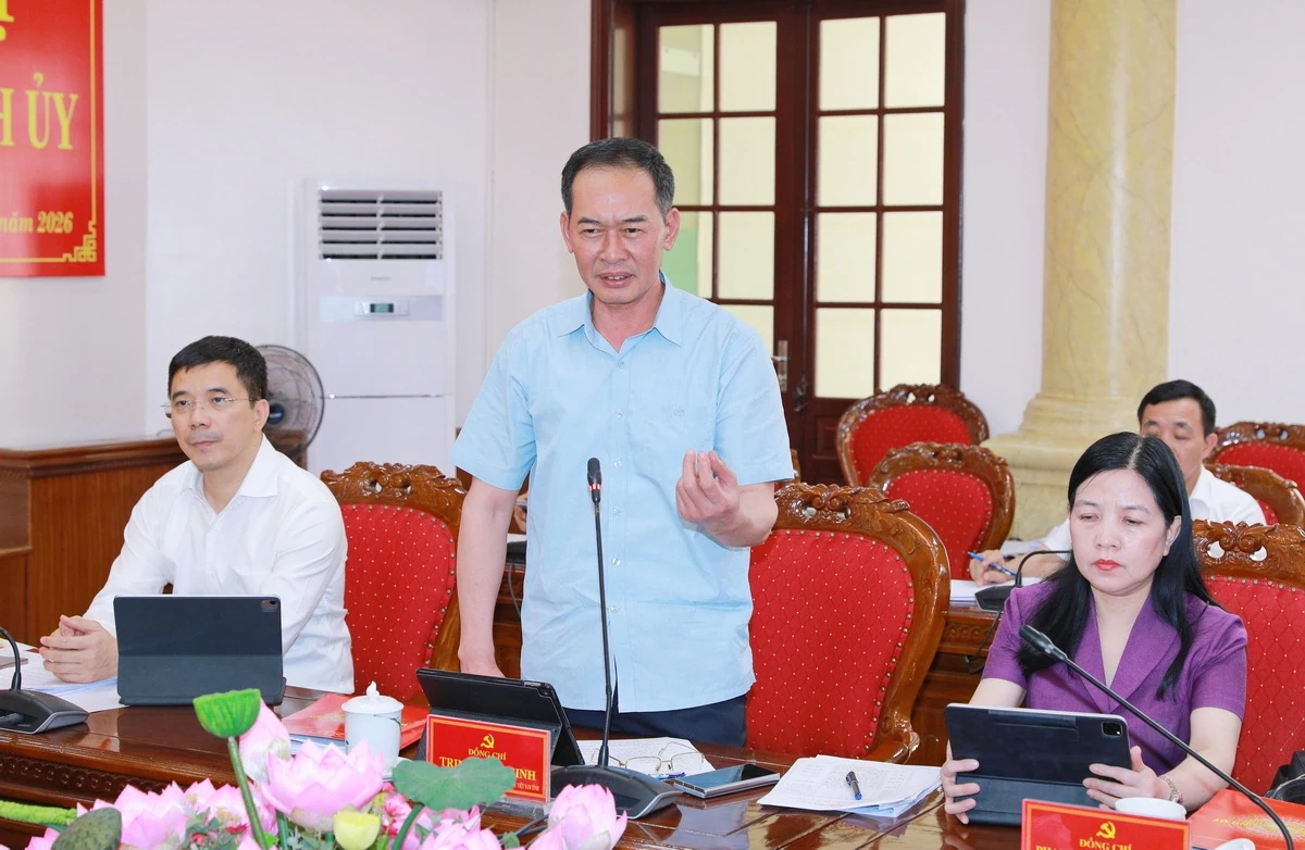 Ban Thường vụ Tỉnh ủy cho ý kiến nhiều nội dung quan trọng về đầu tư công và phát triển hạ tầng