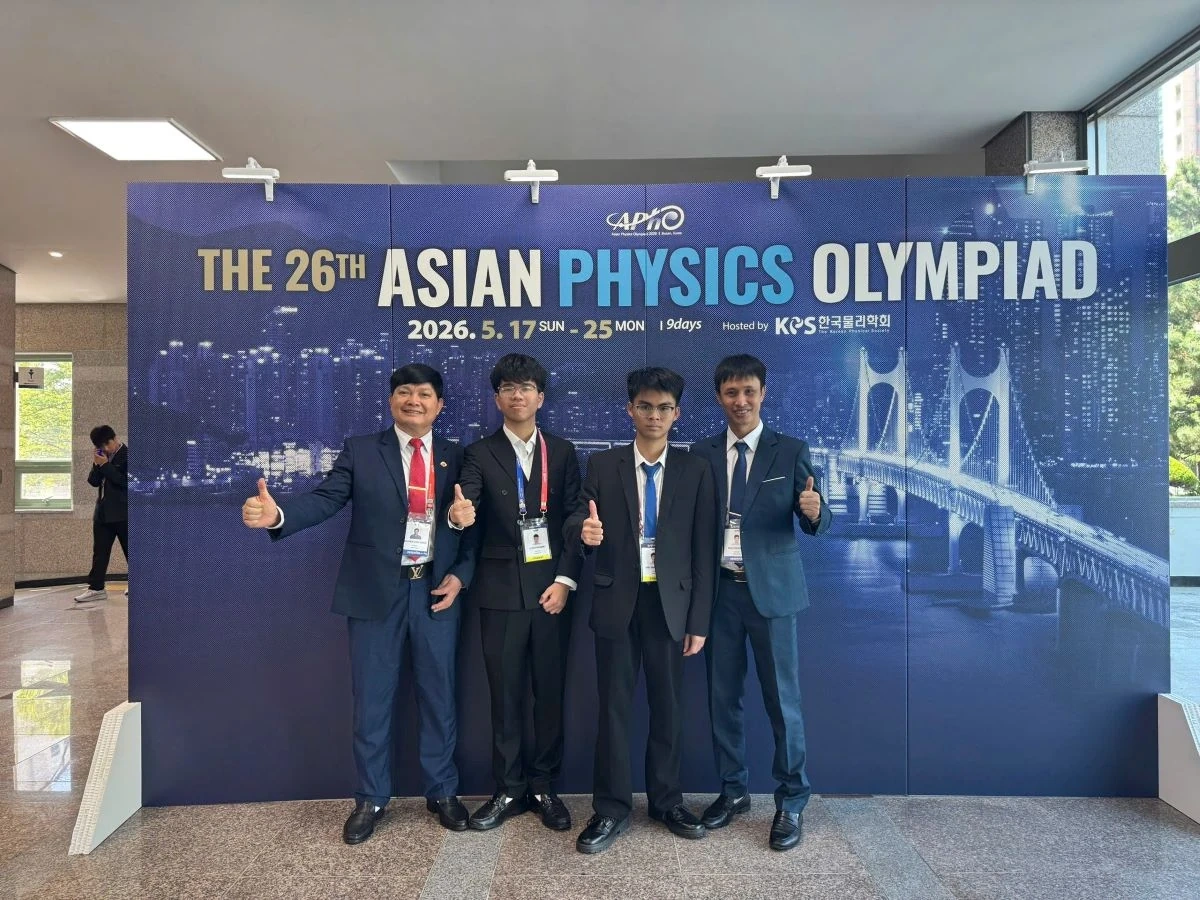 2 học sinh Thanh Hóa đoạt giải Olympic Vật lý châu Á năm 2026