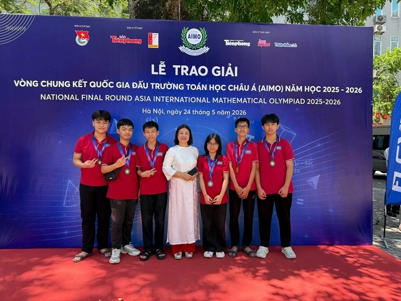 Thanh Hóa đứng thứ 2 tại chung kết Đấu trường Toán học Châu Á 2026