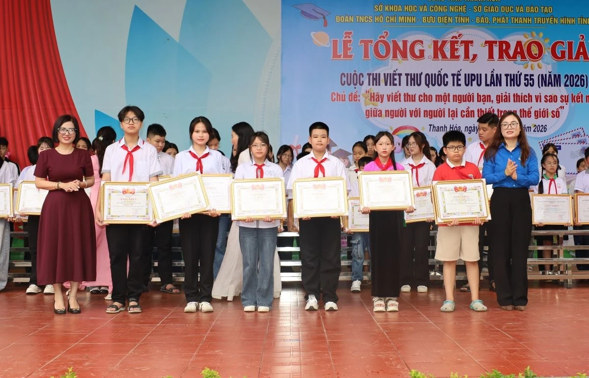 Tổng kết, trao giải Cuộc thi Viết thư Quốc tế UPU lần thứ 55