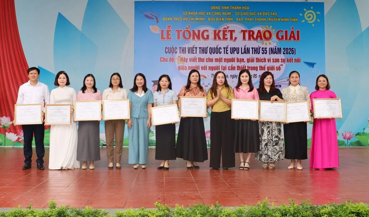 Tổng kết, trao giải Cuộc thi Viết thư Quốc tế UPU lần thứ 55