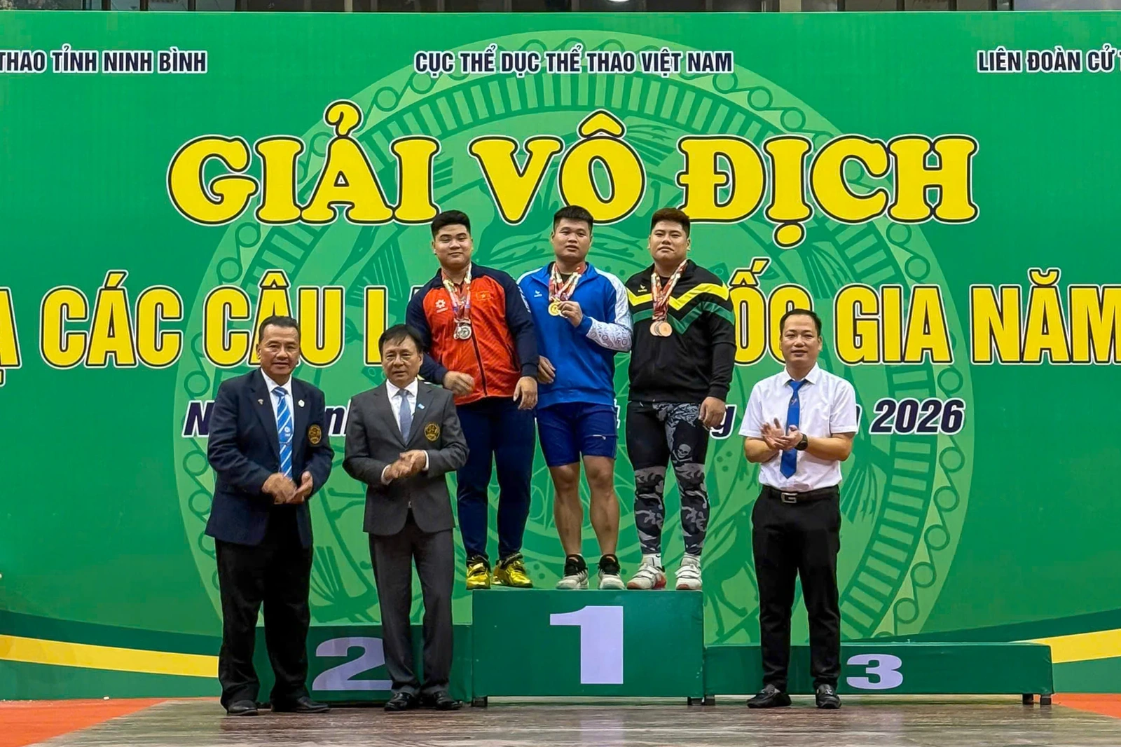 Cử tạ Thanh Hóa xếp thứ Ba toàn đoàn tại giải Vô địch các CLB quốc gia 2026