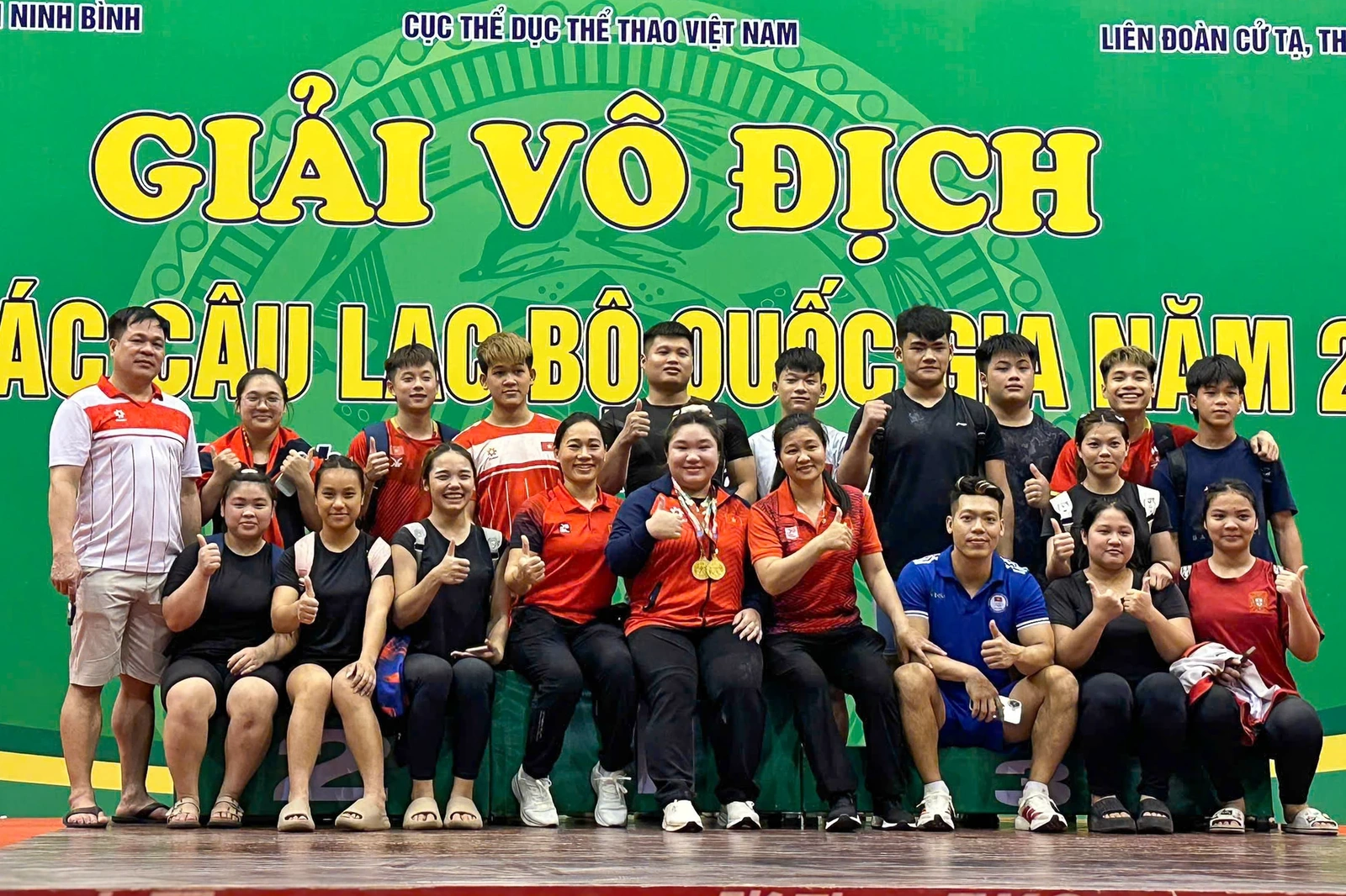 Cử tạ Thanh Hóa xếp thứ Ba toàn đoàn tại giải Vô địch các CLB quốc gia 2026
