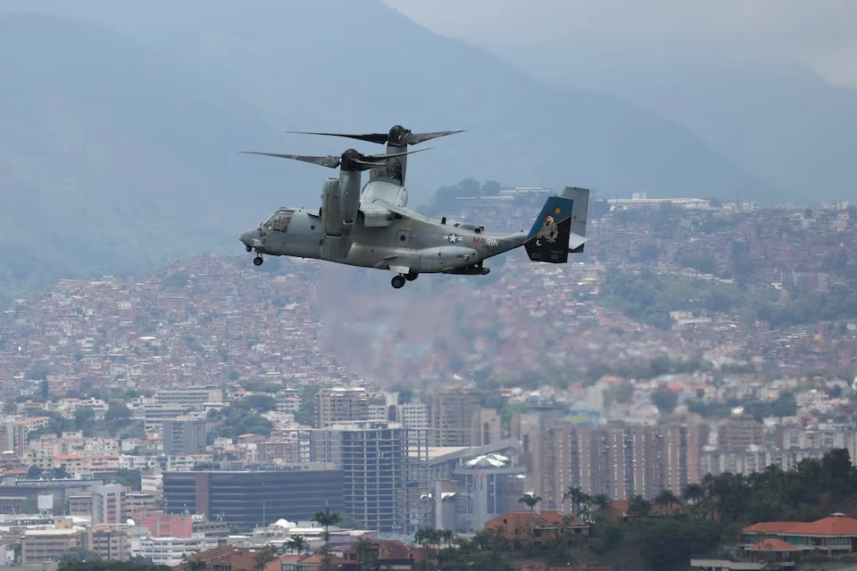 Mỹ tiến hành diễn tập phản ứng nhanh tại thủ đô Caracas của Venezuela