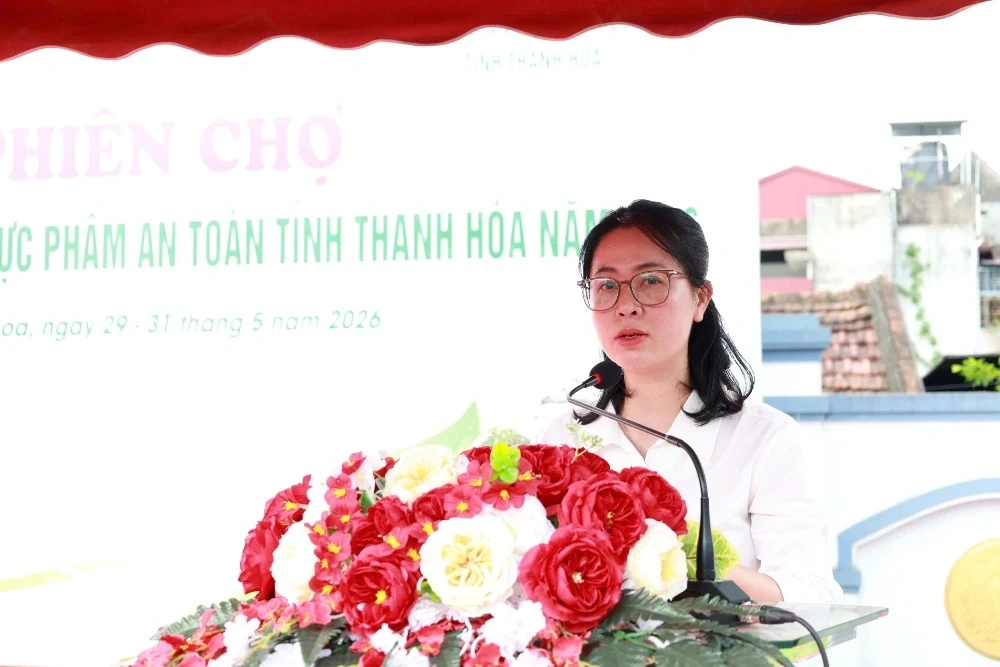 Khai mạc phiên chợ giới thiệu nông sản thực phẩm an toàn năm 2026 tại xã Thiệu Hóa