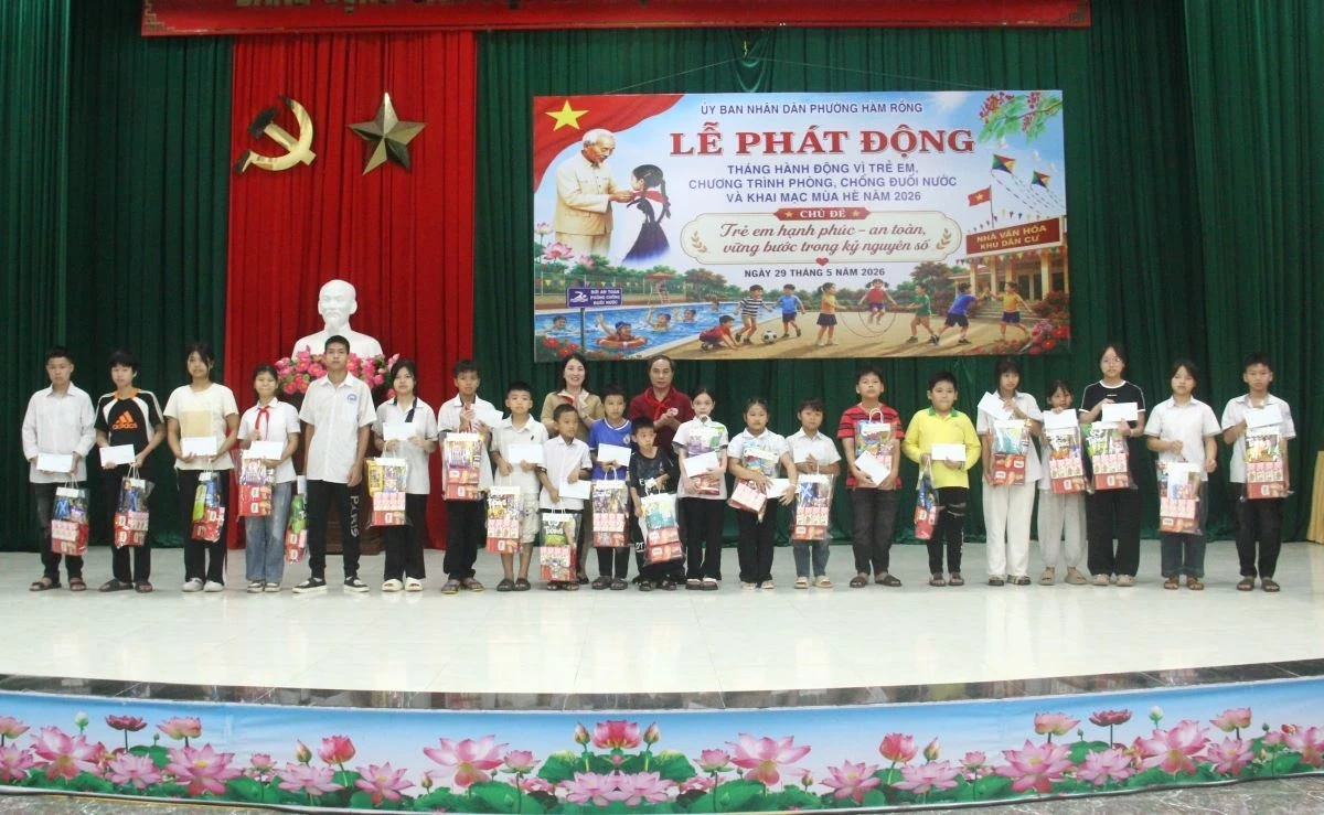 Phường Hàm Rồng phát động Tháng hành động vì trẻ em và khai mạc hè năm 2026
