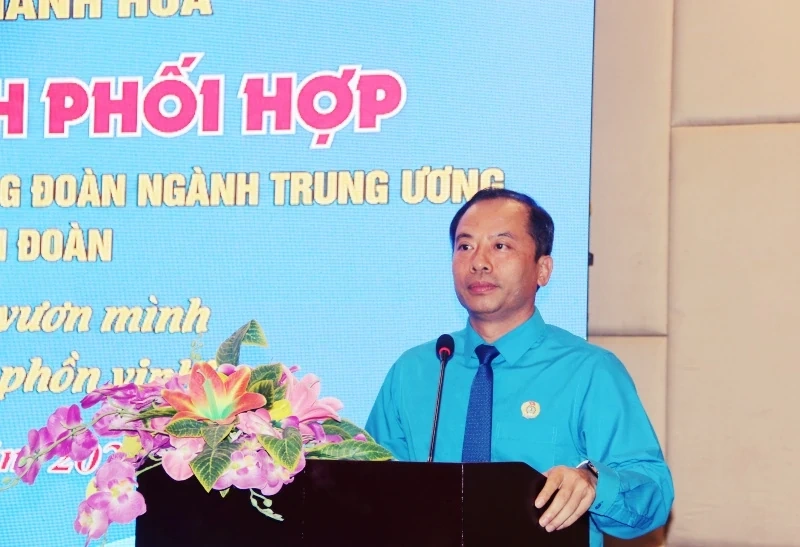 Ký kết chương trình phối hợp công tác giữa LĐLĐ tỉnh với các công đoàn ngành Trung ương, các đơn vị trực thuộc Tổng LĐLĐ Việt Nam