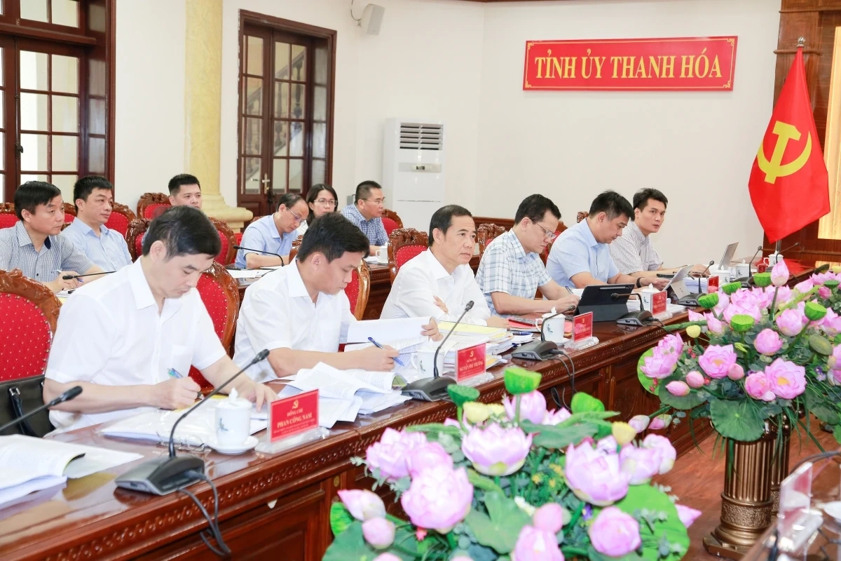 Đoàn công tác Bộ Chính trị kiểm tra, giám sát 4 nội dung trọng tâm tại Thanh Hóa