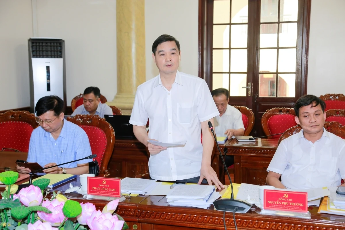 Đoàn công tác Bộ Chính trị kiểm tra, giám sát 4 nội dung trọng tâm tại Thanh Hóa