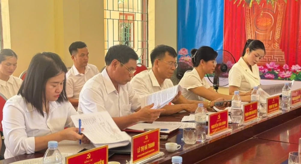 Xã Quảng Yên sơ kết 1 năm thực hiện chính quyền địa phương 2 cấp