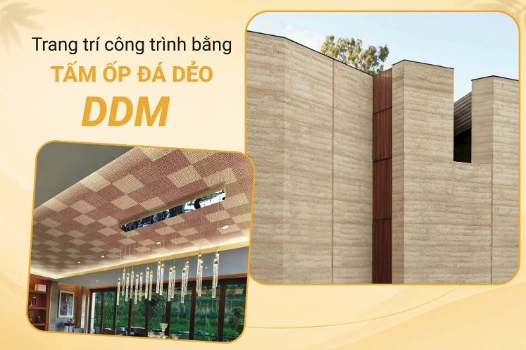 Top 4 thương hiệu tấm ốp đá dẻo đẹp, bền, dễ thi công tại Việt Nam
