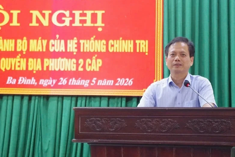 Xã Ba Đình sơ kết 1 năm vận hành bộ máy của hệ thống chính trị và chính quyền địa phương 2 cấp