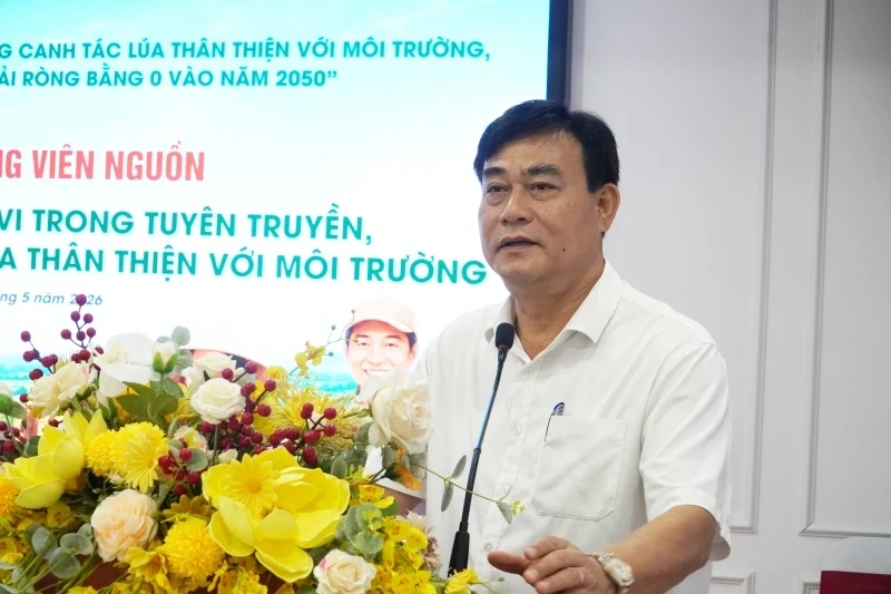 Tập huấn giảng viên nguồn canh tác lúa thân thiện với môi trường