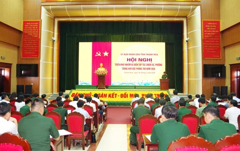 41 xã, phường sẽ tham gia diễn tập tác chiến trong khu vực phòng thủ