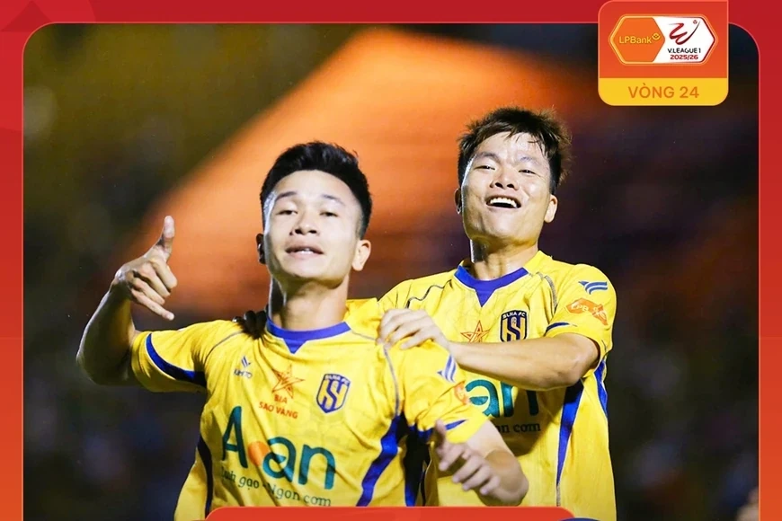 SLNA trụ hạng sau vòng 24 V.League 2025/26; Arsenal đăng quang Ngoại hạng Anh 2025/26 sau 22 năm chờ đợi