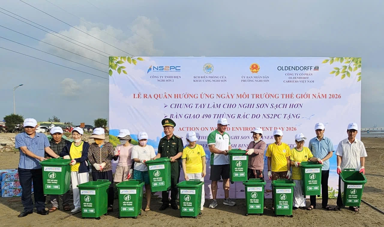 Công ty TNHH Nhiệt điện Nghi Sơn 2 hưởng ứng Ngày môi trường thế giới